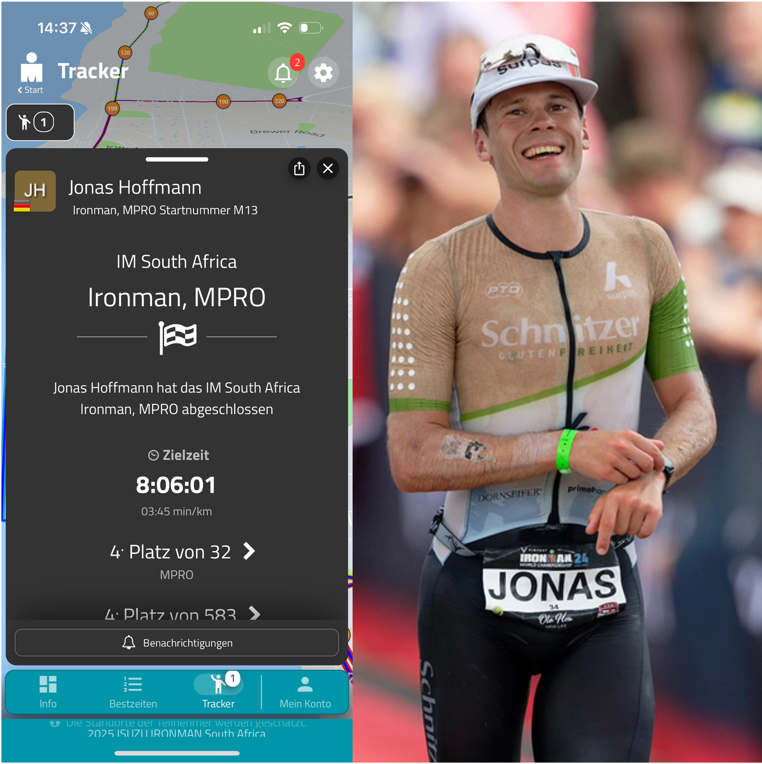 Jonas Hoffmann Ironman South Africa