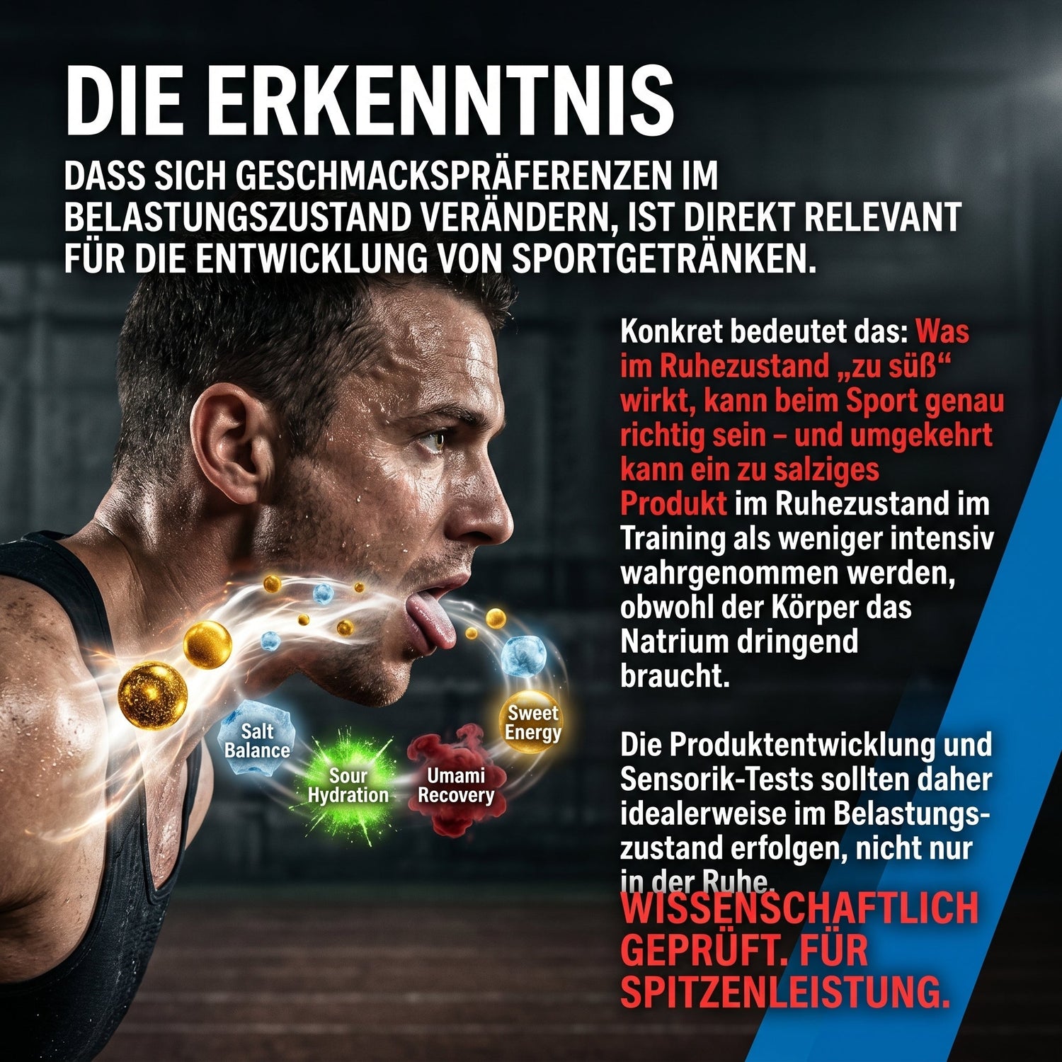 Optimiere Deine energetische Versorgung mit Sportbrennstoff - Geschmack ändert sich unter Belastung