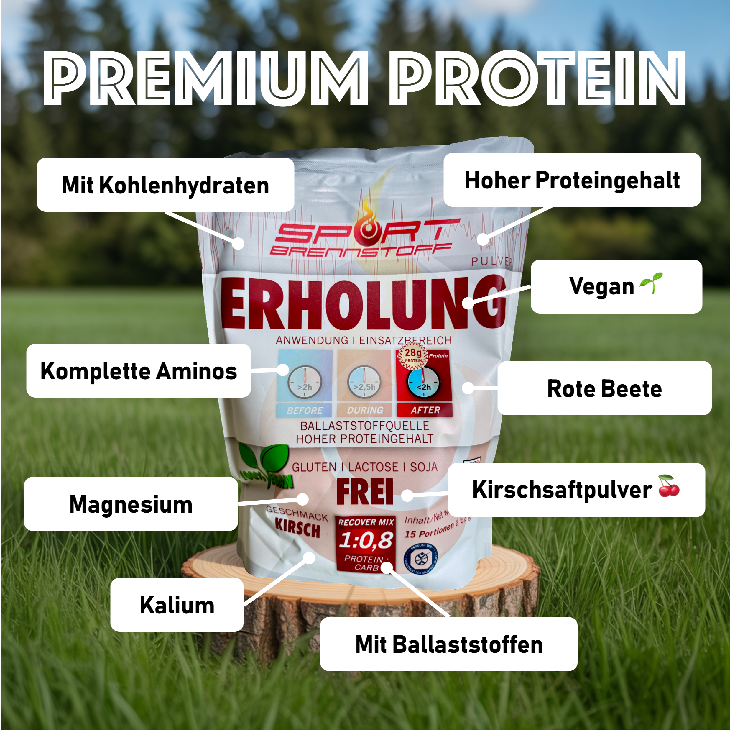 Vorteile vom Recovery Produkt ERHOLUNG von SportBrennstoff