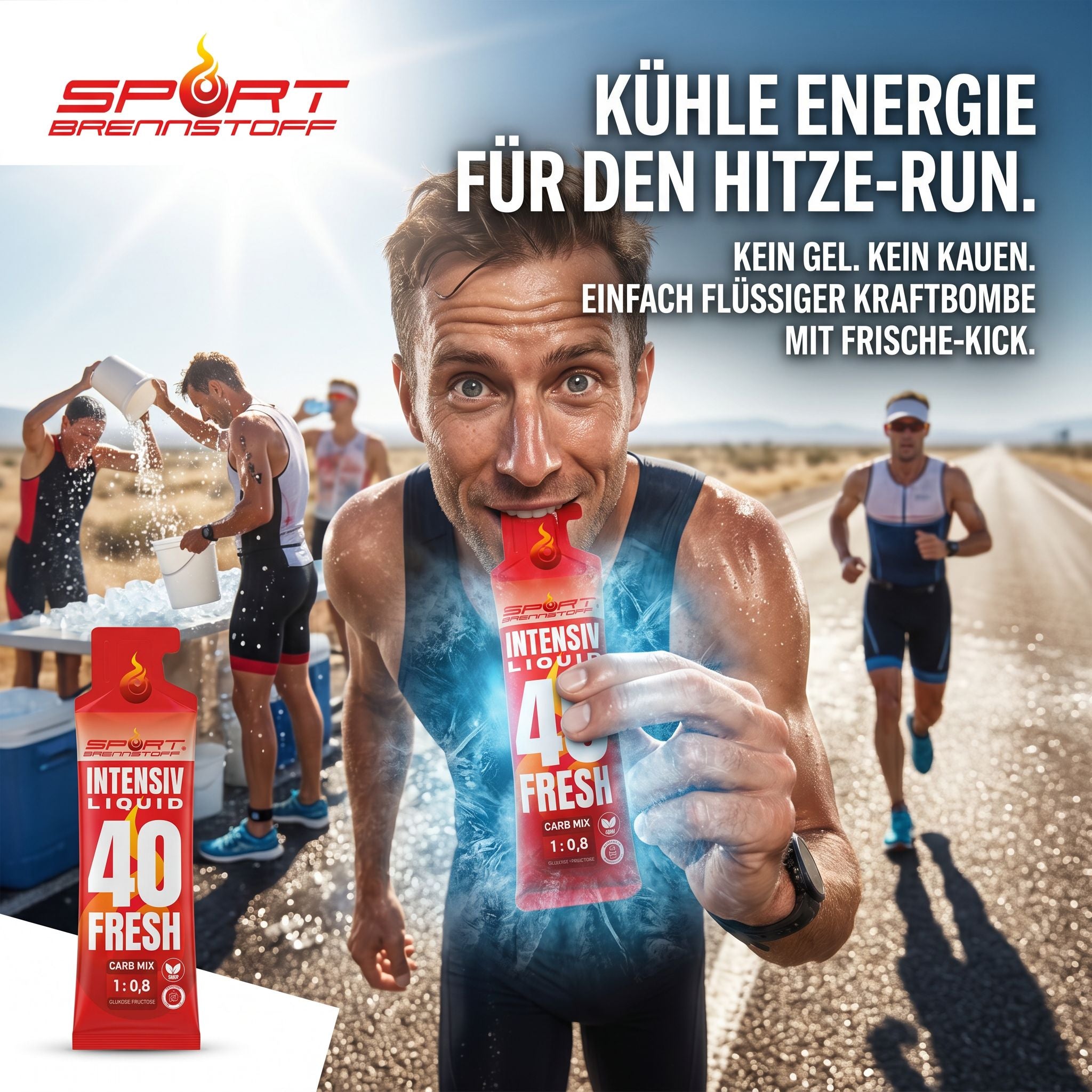 SportBrennstoff LIQUID INTENSIV Sportgel Gel Sportnahrung