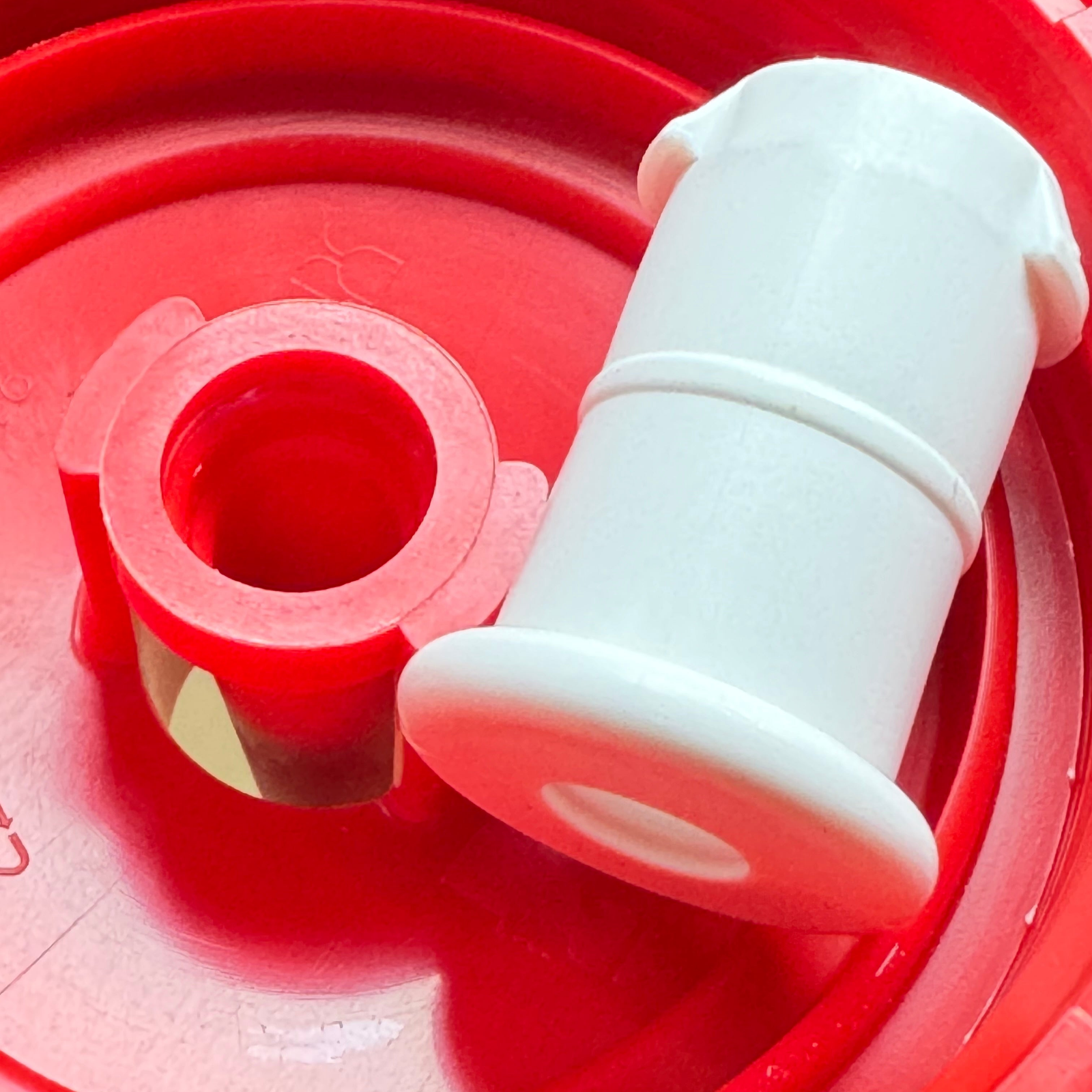 sauberer trinkflaschen verschluss