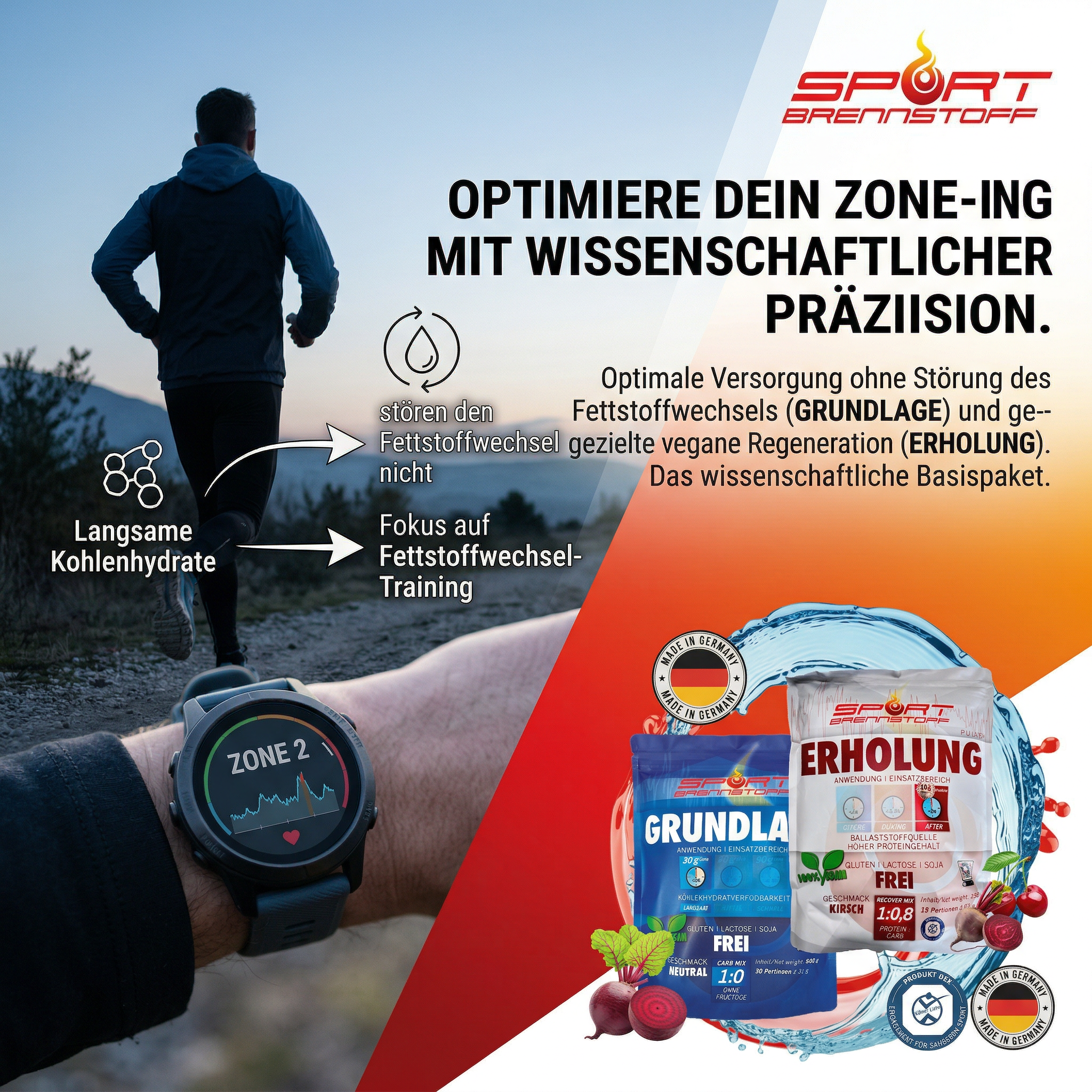 Smartes Fettstoffwechseltraining mit SportBrennstoff