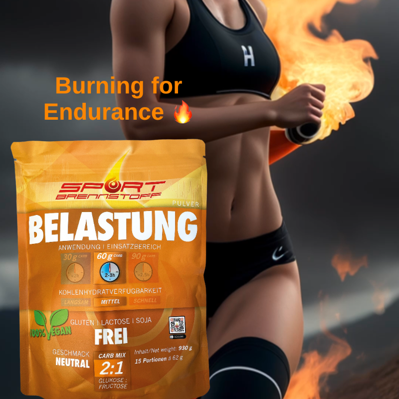 Sportbrennstoff Paket - Belastungspaket kaufen: Veganes Pulver für Ausdauer und Leistung mit 2:1 Glukose-Fruktose-Verhältnis, gluten- und laktosefrei.
