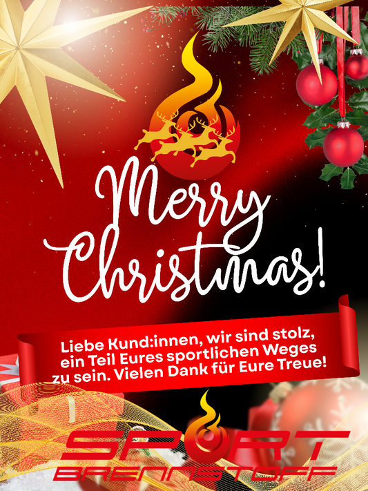 Merry Christmas wünscht Euer Team von SportBrennstoff