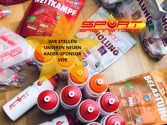 Alt-Text (Deutsch):  
SportBrennstoff unterstützt HTV Kader mit leistungsstarken Supplements.