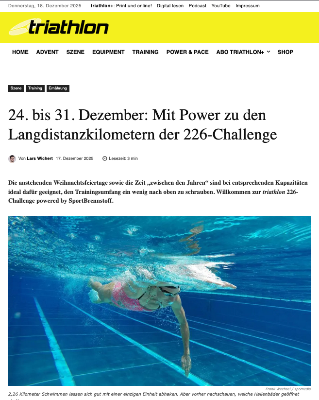 Die Triathlon Magazin 226-Challenge