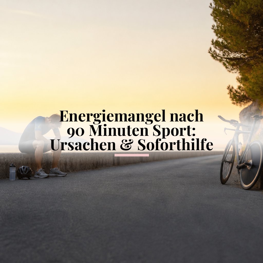Energiemangel nach 90 Minuten Sport: Ursachen & Soforthilfe