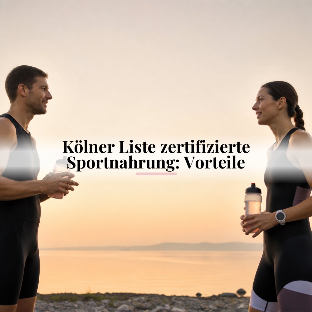 Kölner Liste zertifizierte Sportnahrung: Vorteile