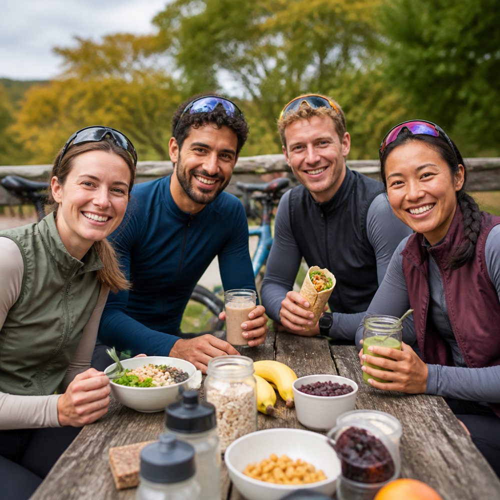 Vegane Sporternährung für lange Radtouren: Der Guide
