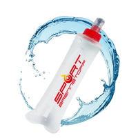 SportBrennstoff BEGLEITER - Trinkflasche mit flexiblem Design und tropfsicherem Verschluss, ideal für Outdoor-Aktivitäten und Radsport.