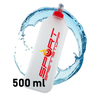 SportBrennstoff BEGLEITER - Trinkflasche mit 500 ml Volumen, flexibel und tropfsicher, ideal für Outdoor-Sport und Radfahren.