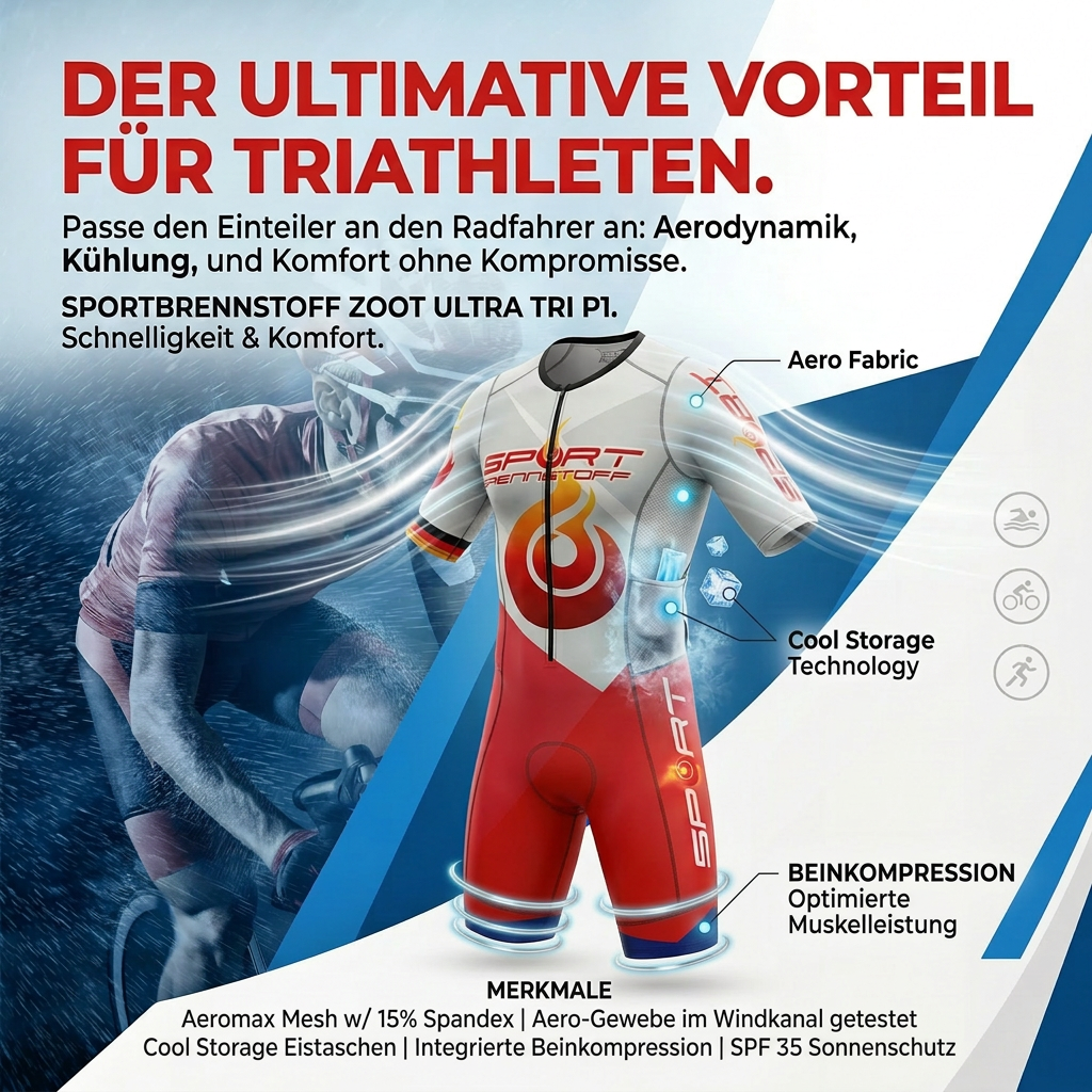 Der Einteiler von SportBrennstoff für ultimative Performance