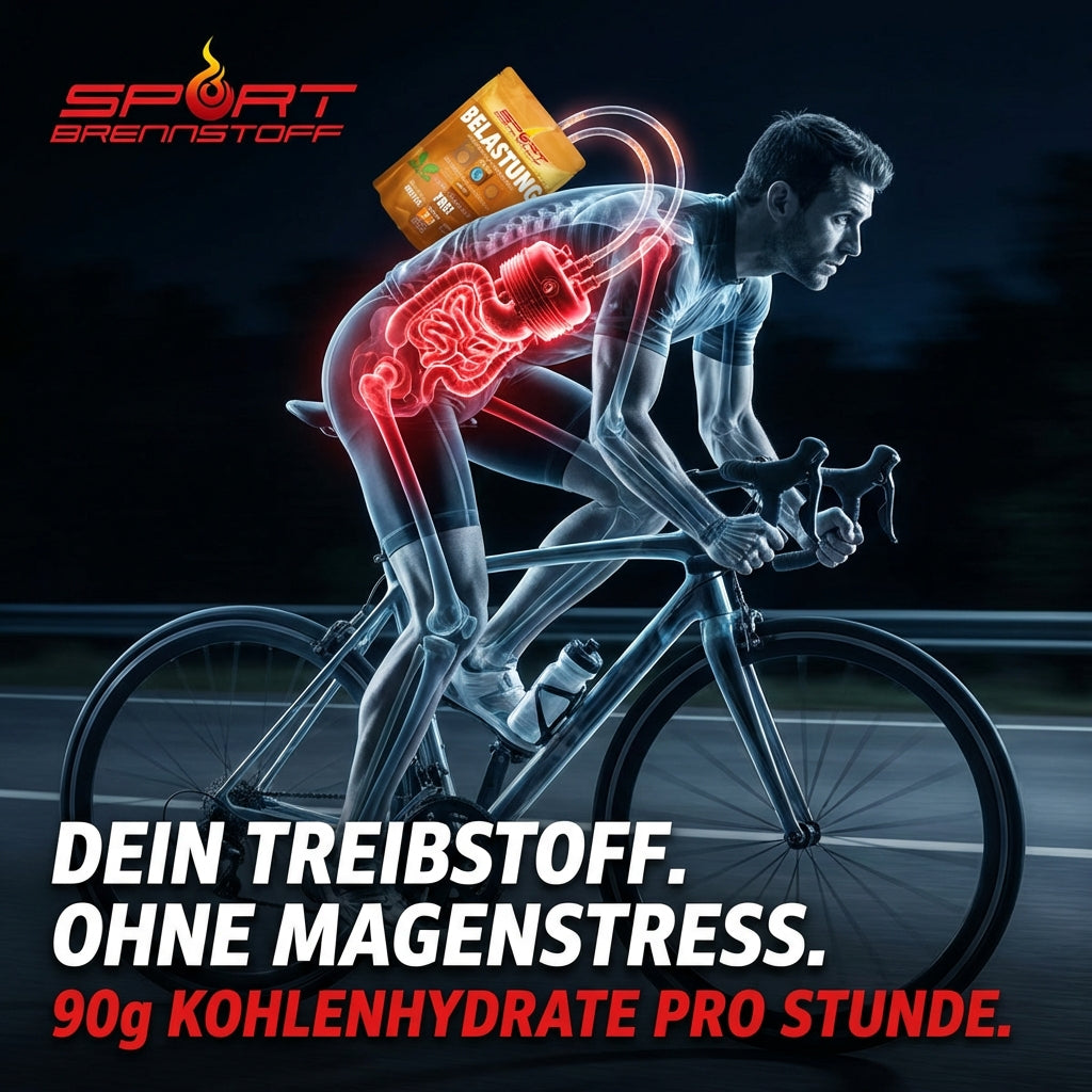 Treibstoff ohne Magenstress - SportBrennstoff BELASTUNG
