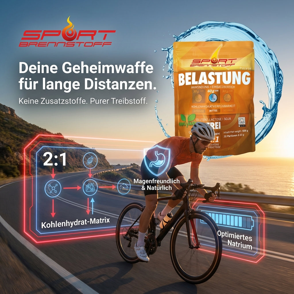 Lange Distanzen mit SportBrennstoff BELASTUNG