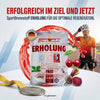 Erfolgreich im Ziel und jetzt beginnt die Regeneration mit SportBrennstoff Erholung