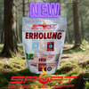 SportBrennstoff Erholung - Proteine, Kohlenhydrate und Mineralien in veganem Kirsch-Pulver zur Regeneration nach dem Training im Wald-Setting.