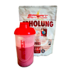 SportBrennstoff Erholung - Proteine, Kohlenhydrate und Mineralien Pulver mit rotem Shaker für optimale Regeneration nach dem Training.