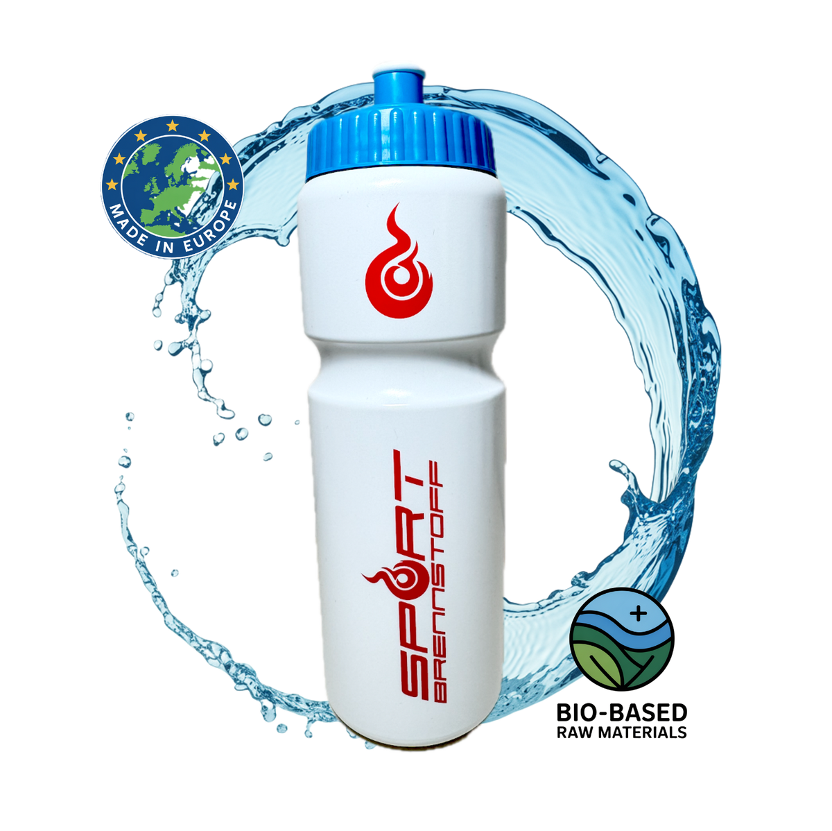 SportBrennstoff Flasche blau