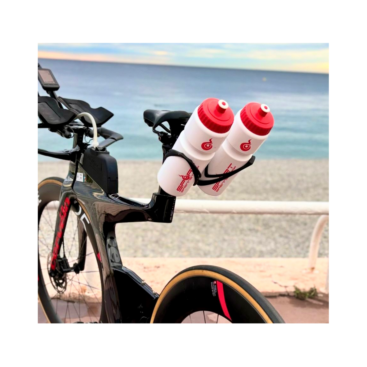 SportBrennstoff Flaschen am Rad