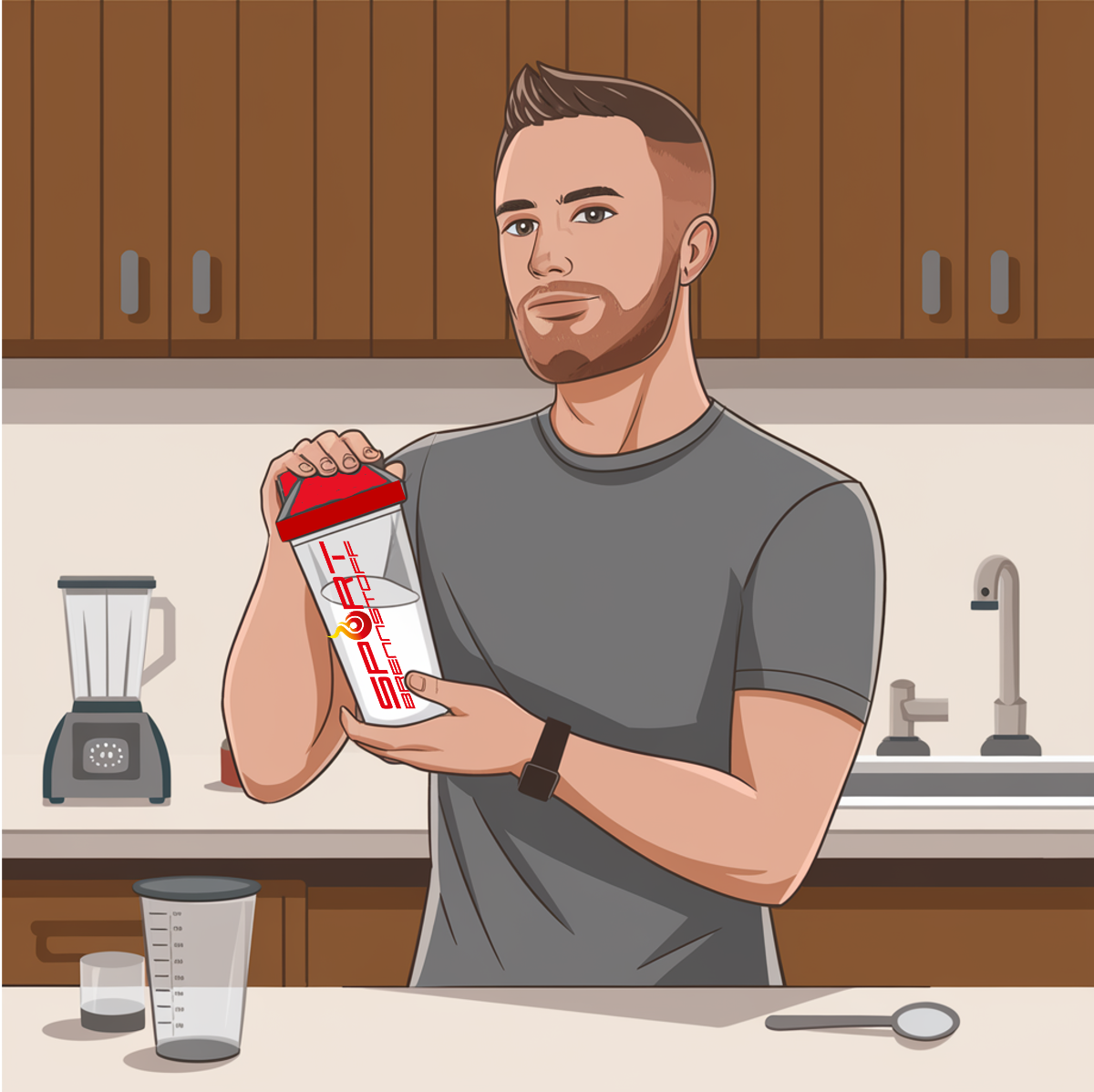 Illustration SportBrennstoff SHAKER