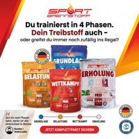 Sportnahrung in vier Phasen - durchdachtes Konzept zur Energiebereitstellung