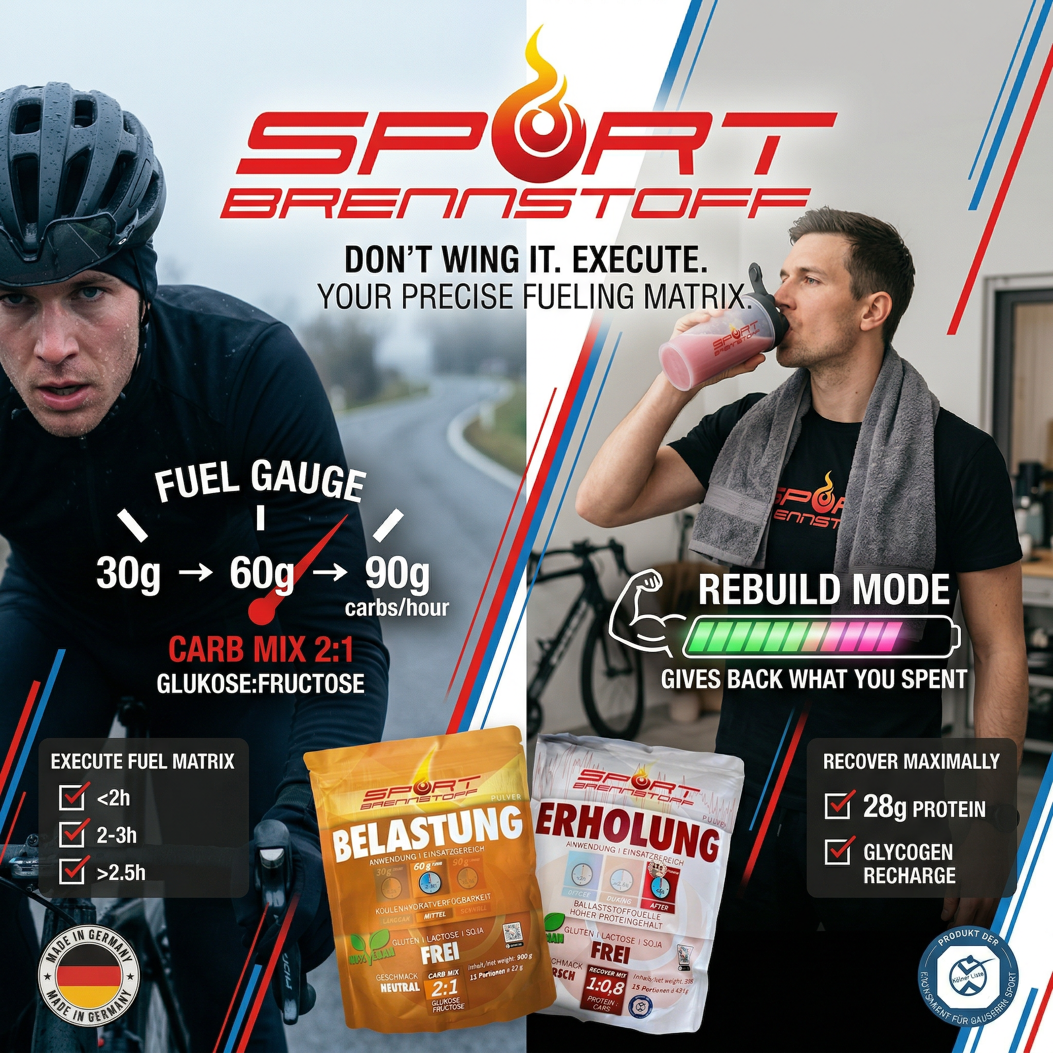 SportBrennstoff Belastungspaket mit SportBrennstoff