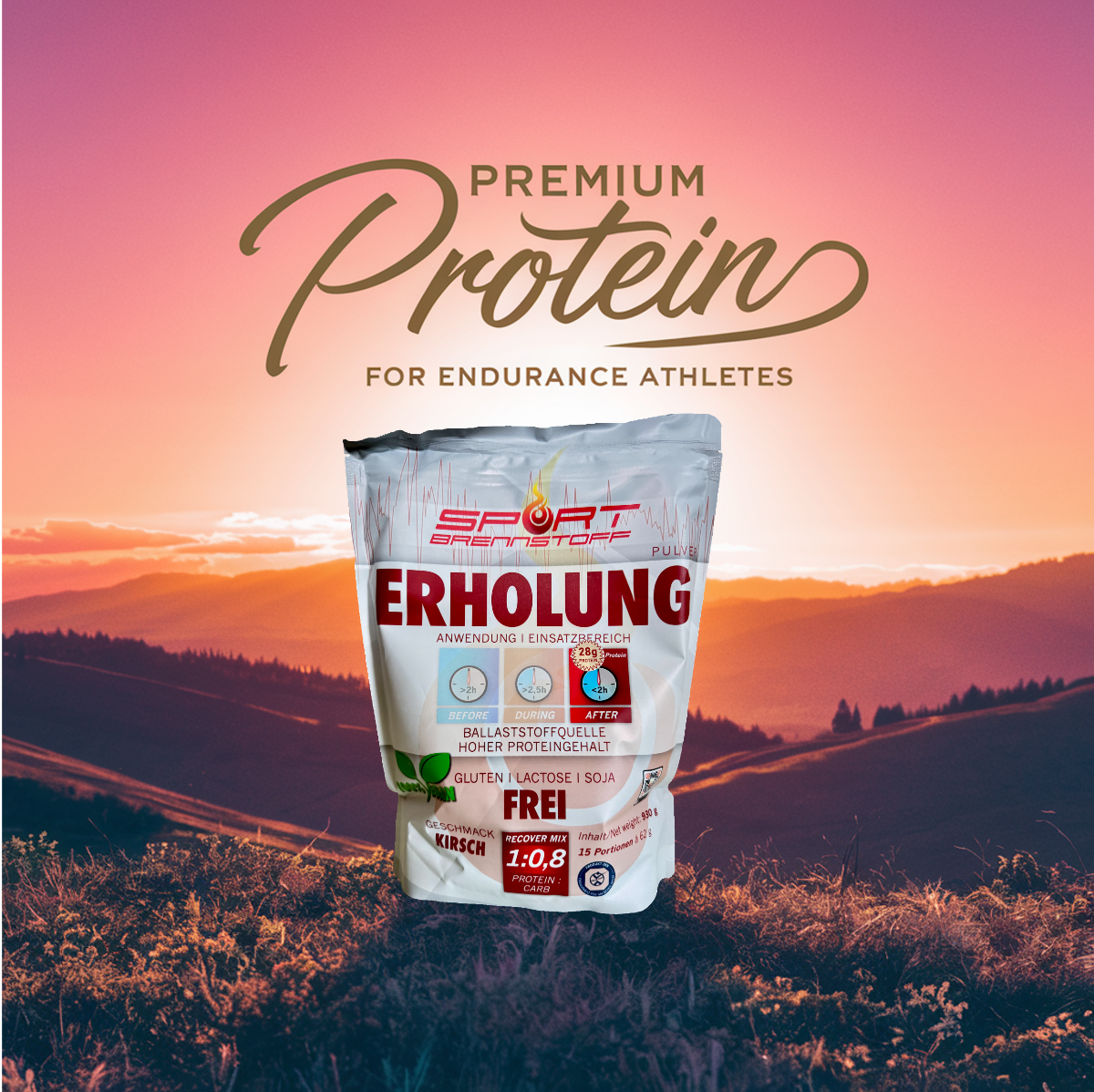 SportBrennstoff Premium-Protein Regenerationsgetränk
