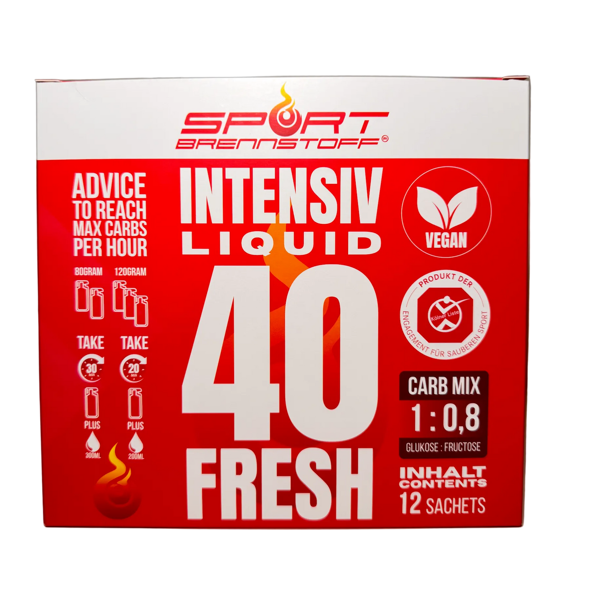 SportBrennstoff INTENSIV Liquid 12er Packung Sportgel
