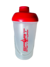 SportBrennstoff SHAKER mit rotem Deckel und Logo, ideal für Proteinshakes und Smoothies. Perfekter Fitness-Begleiter für unterwegs und Training.