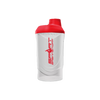 SportBrennstoff SHAKER: Dein perfekter Fitness-Begleiter mit rotem Deckel, ideal zum Mixen von Proteinshakes und Smoothies unterwegs.
