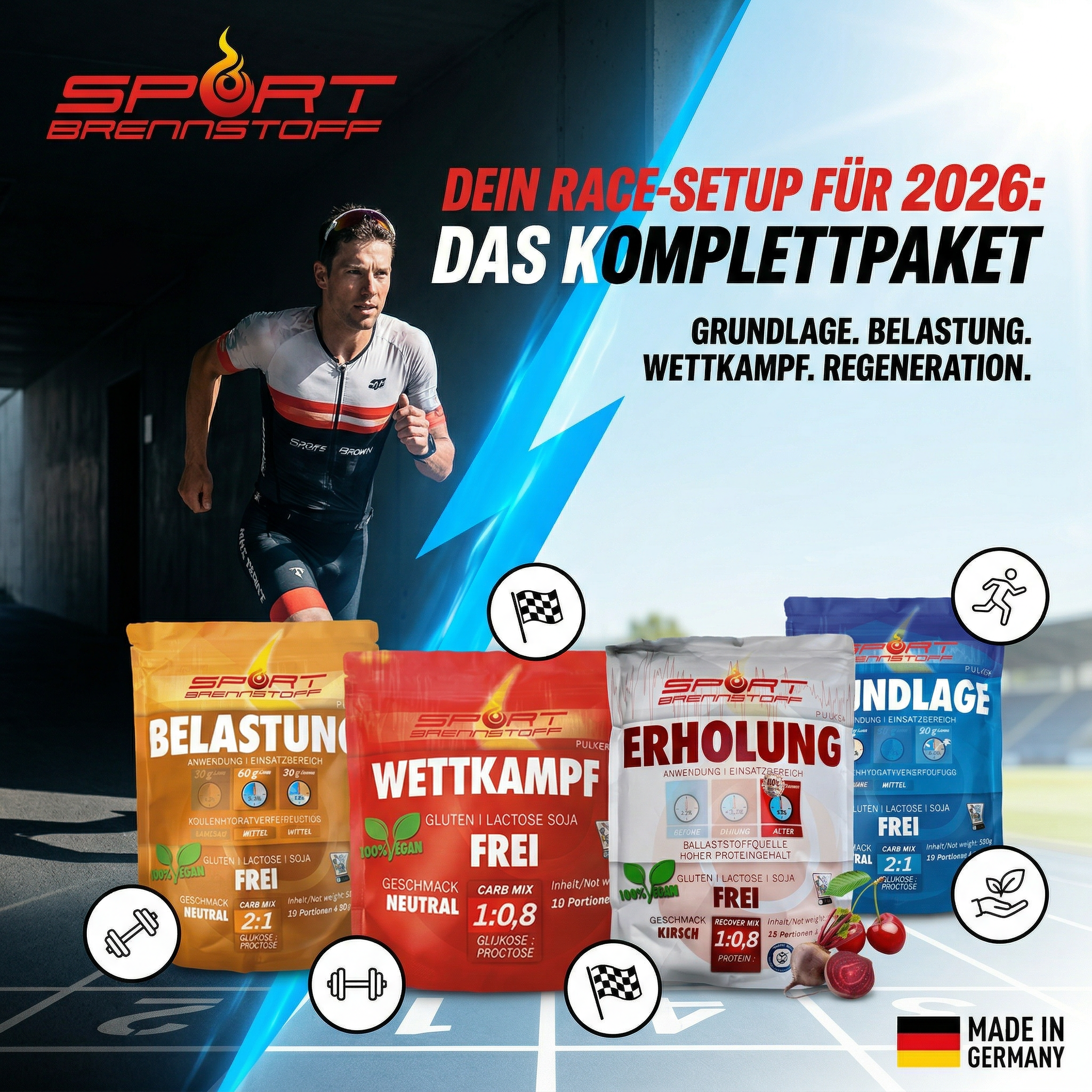 Komplettpaket von SportBrennstoff