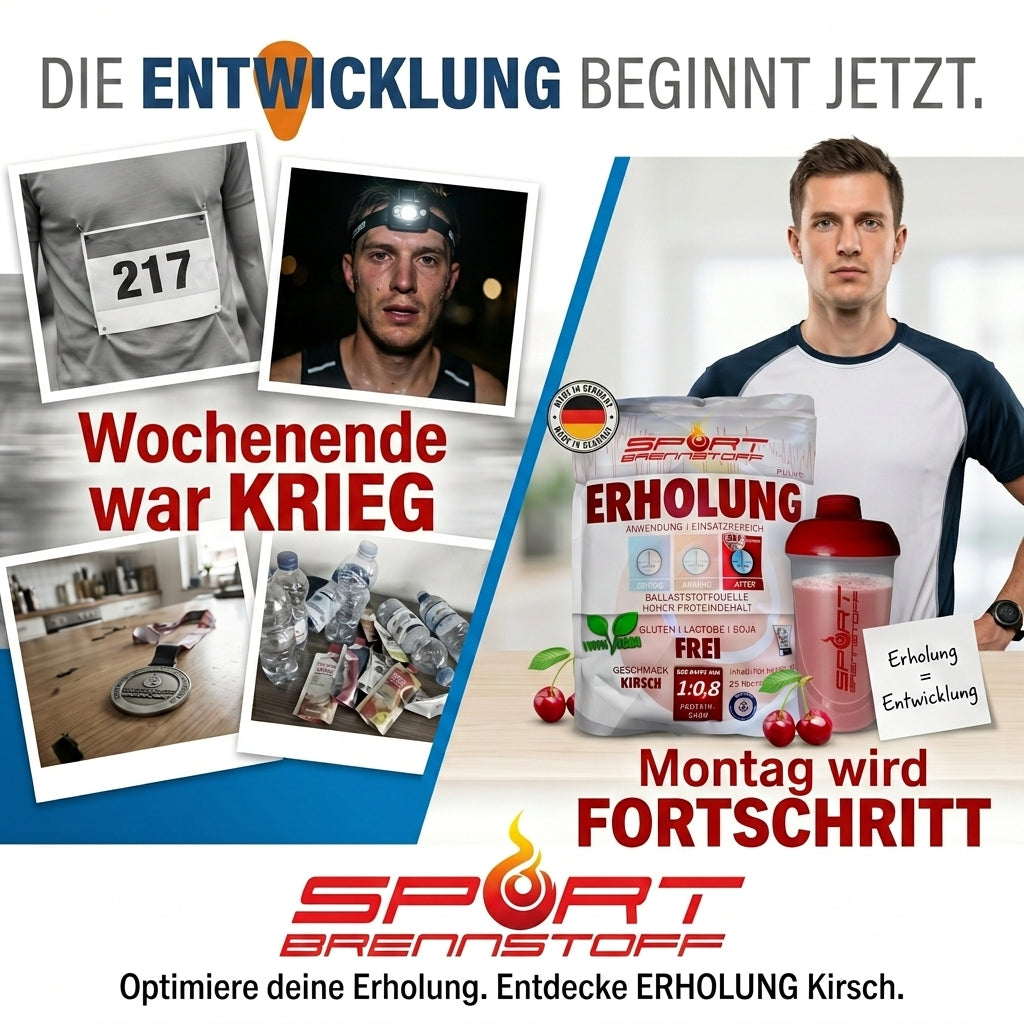 Wochenende war Kampf jetzt folgt die Erholung Recovery Sportgetränk