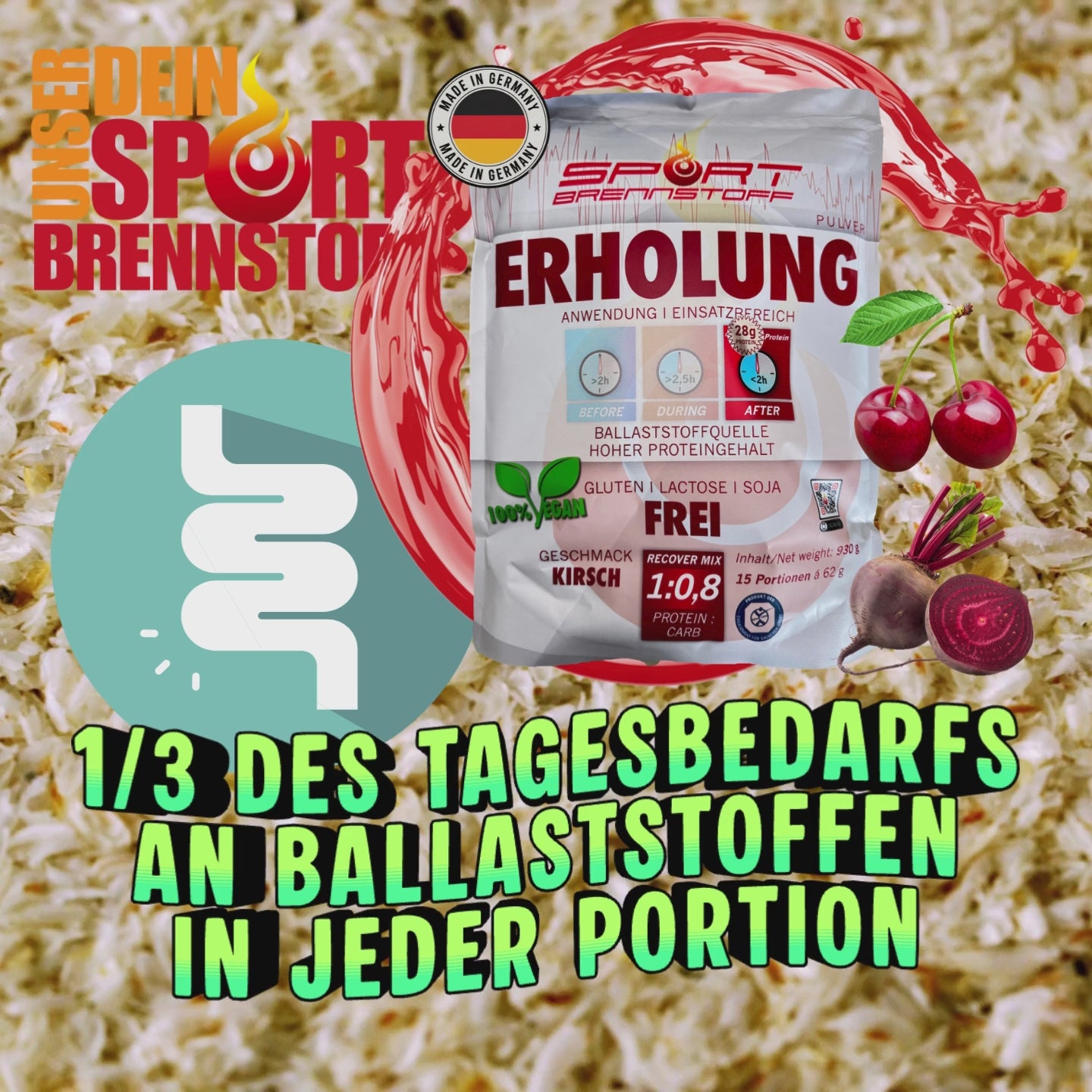 Fibermaxxing mit SportBrennstoff ERHOLUNG ganz einfach